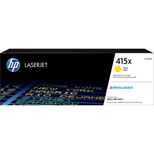 HP 415X TONER GIALLO 6.000 PAGINE