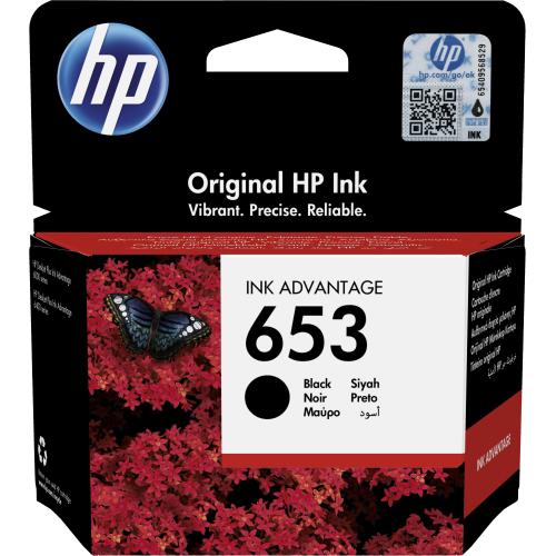HP 653 CARTUCCIA INK-JET 6 ML NERA