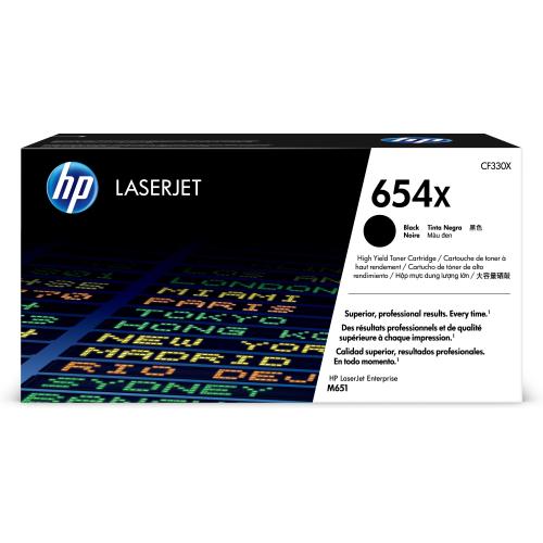 HP 654X TONER NERO PER STAMPANTI LASER HP 20.500 PG