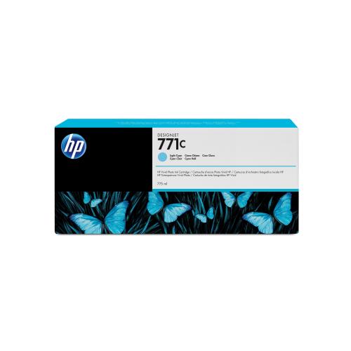 HP 771C 775-ML LIGHT CYAN DESIGNJET INK CARTRIDGE B6Y12A