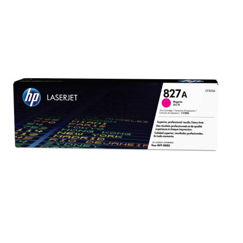 HP 827A TONER MAGENTA COLOR LASERJET MANAGED FLOW MFP M880; LASERJET ENTERPRISE FLOW MFP M880
