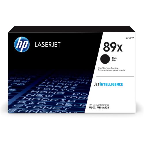 HP 89X TONER NERO ALTA CAPACITA' 10.000 PAGINE PER LASERJET ENTERPRISE M507, MFP M528; LASERJET ENTERPRISE FLOW MFP M528
