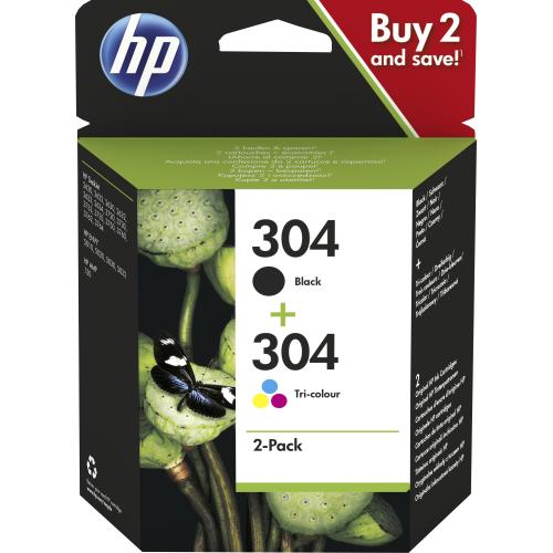 HP MULTIPACK 304 CARTUCCE INK-JET NERO + TRICROMIA