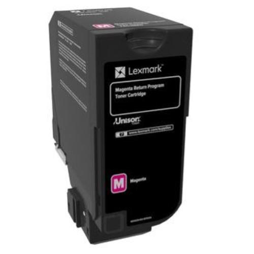 LEXMARK 74C20M0 TONER MAGENTA PER CS720de / CS720dte / CS725de / CS725dte / CX725de / CX725dhe / CX725dthe 3.000 PAGINE