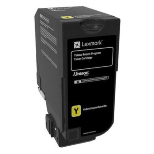 LEXMARK 74C20Y0 TONER GIALLO PER CS720de / CS720dte / CS725de / CS725dte / CX725de / CX725dhe / CX725dthe 3.000 PAGINE