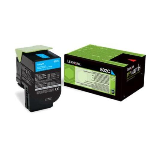 LEXMARK 802C TONER CIANO PER CX410DE/ CX410DTE e CX410E