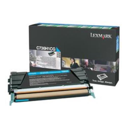 LEXMARK C0736H1CG TONER CIANO PER C 736 DN/ 736 DTN e 736 N