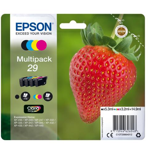 MULTIPACK 29 FRAGOLA CONF.4CARTUCCE