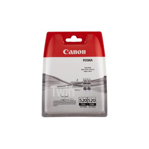 CANON PGI-520 TWINPACK PACK INK JET 2 x SERBATOIO NERO FOTOGRAFICO PER PIXMA MG2150
