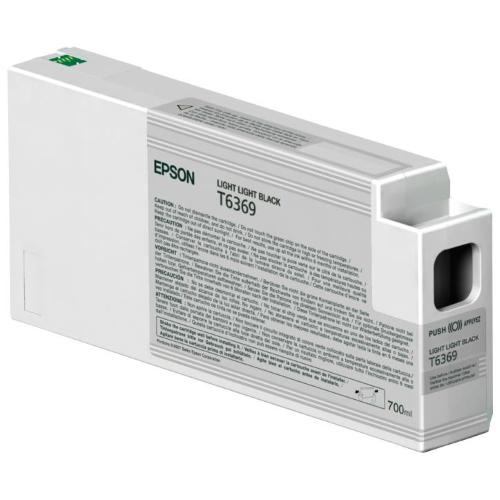 EPSON T6369 TANICA NERO LIGHT STYLUS PRO 7900-7900 SPECTRO- 7900 SPECTROPROOFER- 7900 STD-9900-9900 SPECTRO- 9900 SPECTROPROOFER-9900 STD GARANZIA ITALIA (C13T636900)