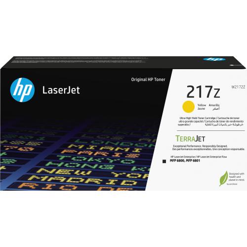 HP 217Z TONER GIALLO ALTISSIMA RESA PER COLOR LASERJET ENTERPRISE MFP 6800DN 24.000 PAGINE