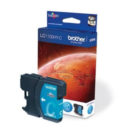 BROTHER LC-1100HYC CARTUCCIA INK-JET CIANO ALTO RENDIMENTO 750 PAG. PER MFC 5890CN/6490CW/DCP6690CW