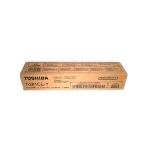 TOSHIBA T-281C TONER GIALLO PER E-STUDIO 281C/E 351C/E 451C 10000 PAGINE