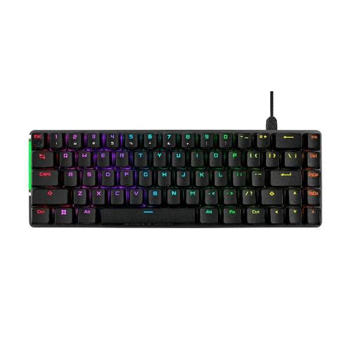 ASUS ROG FALCHION ACE TASTIERA GAMING SWITCH MECANICI ROG NX ROSSI ILLUMINAZIONE LED RGB USB-C TASTI IN PBT LAYOUT ITALIA NERO