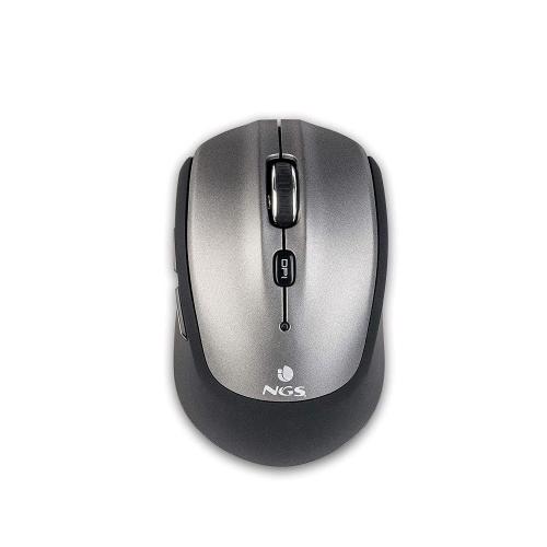 NGS FRIZZ BT MOUSE OTTICO BLUETOOTH 1.600 DPI 5 TASTI AMBIDESTRO COLORE GRIGIO