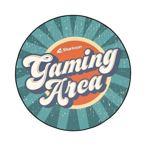 SHARKOON SFM11 GAMING AREA MOUSEPAD TAPPETINO DIAMETRO 120CM SPESSORE 5MM BASE ANTISCIVOLO POLIESTERE