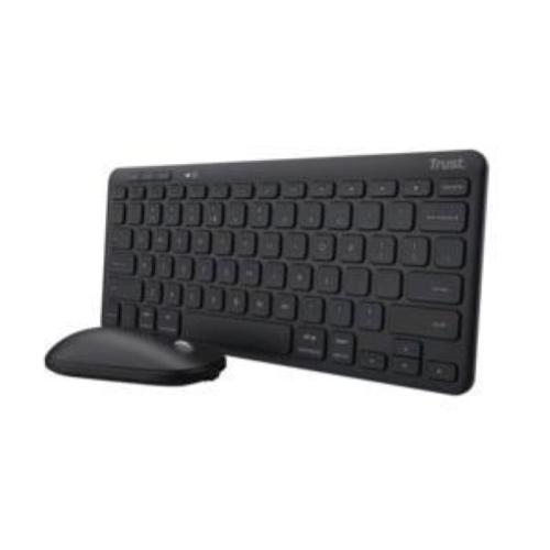 TRUST LYRA WL KEYBOARD MOUSE TASTIERA + MOUSE WIRELESS COLLEGAMENTO MULTIDISPOSITIVO