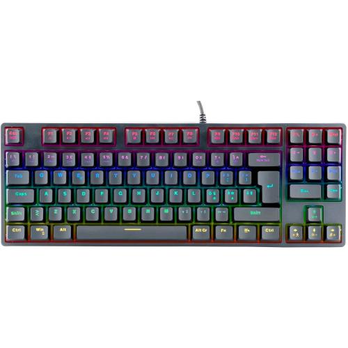 ITEK X50 TASTIERA GAMING MECCANICA RGB USB MULTIMEDIALE SWITCH BLU OUTEMU 90 TASTI COMPATTA