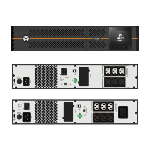 VERTIV LIEBERT UPS EDGE RACK 2U 3300VA 2700W, LINE INTERACTIVE, AVR