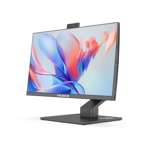YASHI AY24900 ZENITH ALL IN ONE 24" TOUCH SCREEN i5-12450H RAM 8GB-SSD 512GB-INTEL UHD GRAPHICS-ALTOPARLANTI WEB CAM 5mpx WI-FI 6-LAN WIN 11 PROF NERO