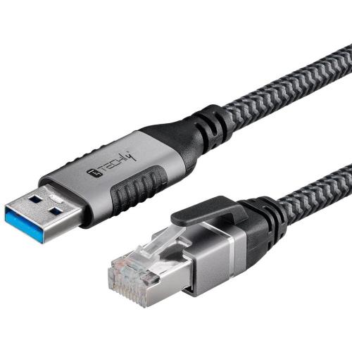 Cavo USB 3.2 Tipo A Maschio a Ethernet RJ45 Maschio 1m