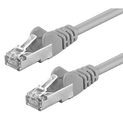 Cavo di Rete Patch in CCA Cat.5E Schermato F/UTP 3 metri Grigio