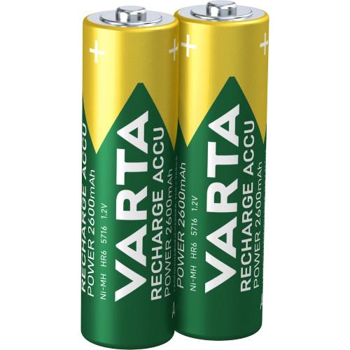 VARTA BATTERIA STILO AA RICARICABILE 2600MAH CONF.BLISTER 2PZ