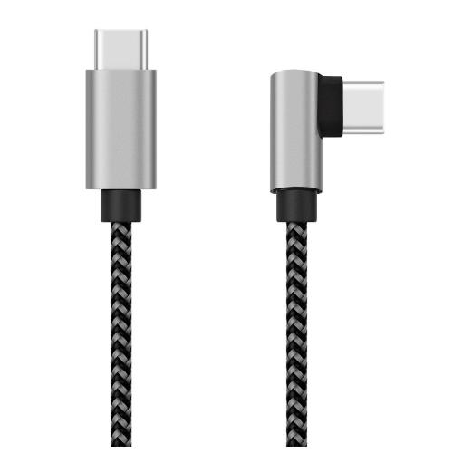 Cavo USB-C&trade; Maschio 2.0 / USB-C&trade; Maschio Angolato 3A 1 m Alluminio