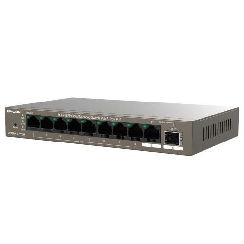 IP-COM G2210P-8-102W SWITCH DI RETE GESTITO 8 PORTE RJ-45 10/100/1000 Mbps SUPPORTO POE
