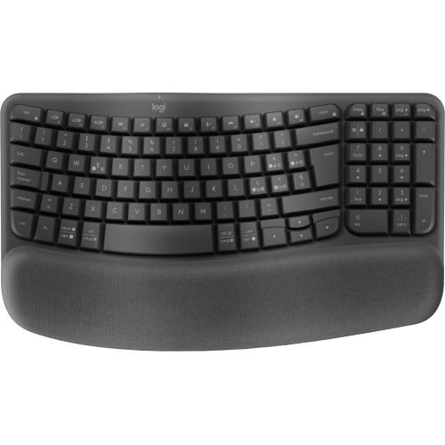 LOGITECH WAVE KEYS TASTIERA RF 2.4GHz SENZA FILI + BLUETOOTH QWERTY ITALIANO GRAFITE