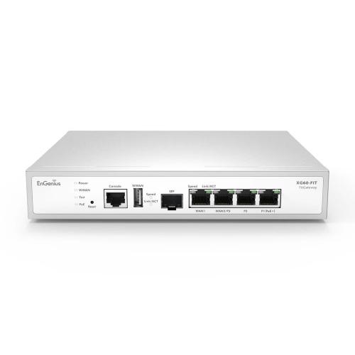 ENGENIUS XG60-FIT FIREWALL 50 UTENTI 2 PORTE LAN RJ-45 + 2 PORTE WAN GIGABIT ETHERNET