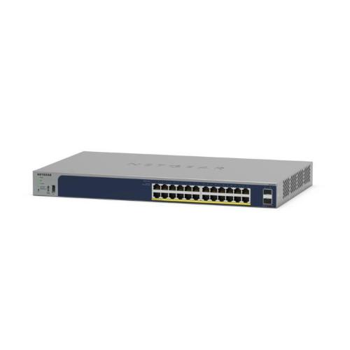 NETGEAR GS724TPP-300EUS SWITCH GESTITO 24 PORTE GIGABIT (10/100/1000) PoE+ + 2 SFP (PoE+ 380 W) MONTABILE A RACK