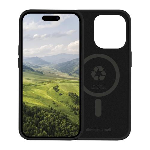 DBRAMANTE 1928 MONACO APPLE iPHONE 15 PRO MAX COVER MAGSAVE BLACK