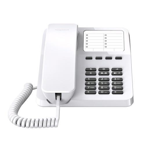 GIGASET DESK 400 TELEFONO DA TAVOLO A FILO CON 4 TASTI DI CHIAMATA DIRETTA BIANCO