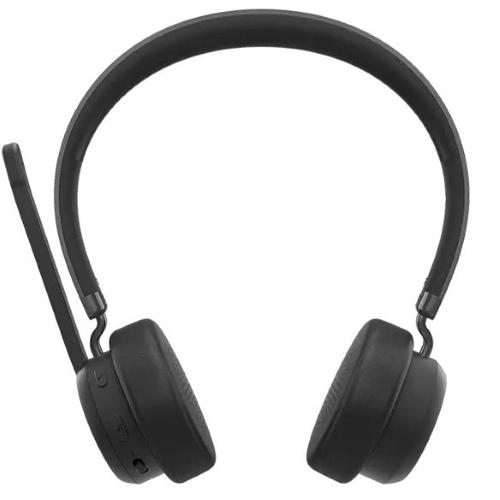 LENOVO CUFFIE STERO CON MICROFONO WIRELESS BLUETOOTH USB-C NERO