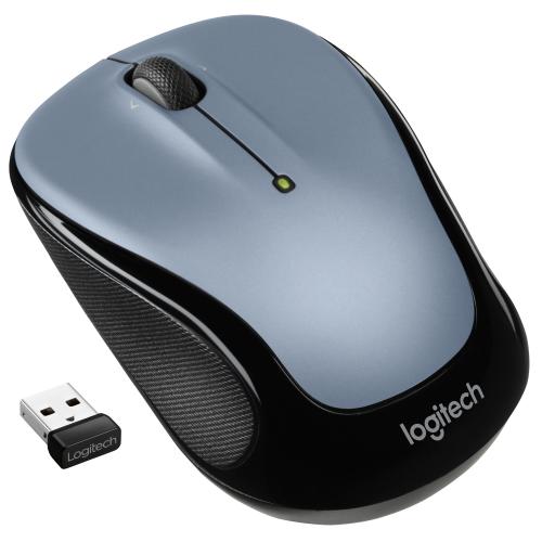 LOGITECH M325s MOUSE OTTICO WIRELESS AMDIDESTRO 5 TASTI IMPUGNATURA IN GOMMA 1.000 DPI LIGHT SILVER/BLACK