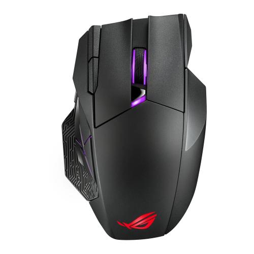 ASUS ROG SPATHA X MOUSE GAMING OTTICO 19.000 DPI RGB 12 TASTI WIRELESS + USB TYPE-A BLACK