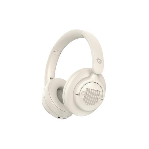 CONCEPTRONIC ALVAH02C CUFFIE STEREO BLUETOOTH 5.4 CON MICROFONO CANCELLAZIONE ATTIVA DEL RUMORE INGRESSO AUDIO 3.5mm COLORE CREMA