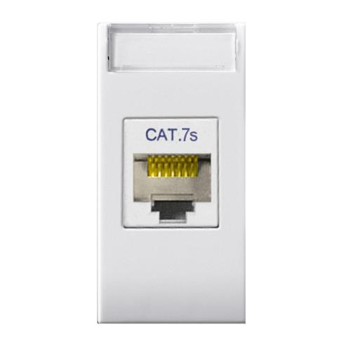 Domus S44 Presa RJ45 Cat.7 FTP Bianco Lucido