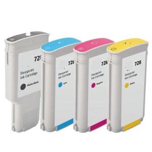 130ml Yellow Compatibilea Hp Designjet T730 ,T830 #728Y