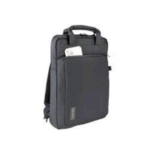 TUCANO WORK OUT ZAINO PER NOTEBOOK DA 13" E MACBOOK PRO 14" IN PLASTICA RICICLATA TASCA INTERNA TASCA SULLO SCHIENALE E TASCA FRONTALE FASCIA TROLLEY BLU