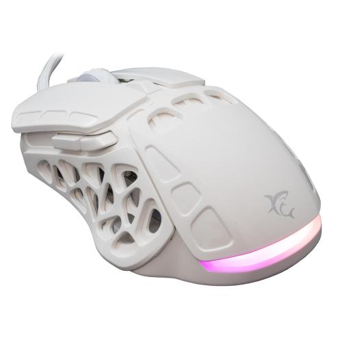 Mouse Ottico USB Gaming 7200 Dpi Retroilluminazione LED RGB Bianco, ECTOR