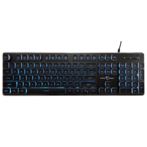 Tastiera Gaming USB 104 Tasti con Retroilluminazione LED Nero