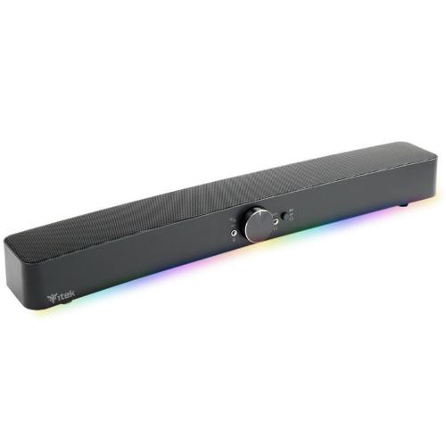 ITEK S100 GAMING SOUNDBAR RGB, BLUETOOTH, JACK 2x3.5mm USCITA MIC E CUFFIE