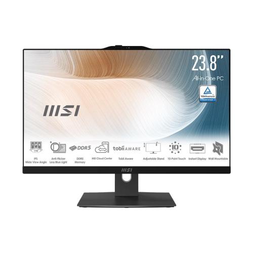 MSI MICROSTAR AIO 23,8CORE 5 16G 512G W11P BK TC C5 120U ANTIGLARE MULTI TOUCH