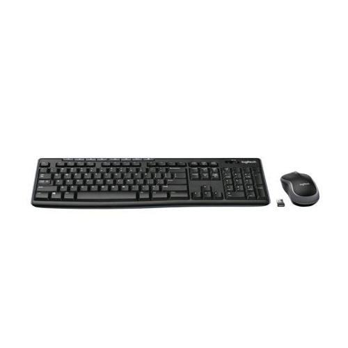 LOGITECH MK270 KIT TASTIERA LAYOUT FRANCESE + MOUSE WIRELESS BLACK