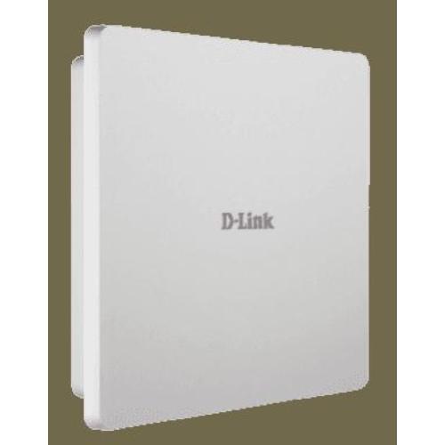 D-LINK DAP-X3060OU NUCLIAS CONNECT ACCESS POINT OUTDOOR AX3000 WI-FI 6 2.4/5GHz PoE+ MONTABILE A PARTE O SU PALO BIANCO