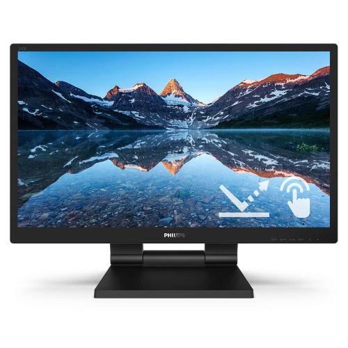PHILIPS B LINE 242B9TL 24" LED FULL HD TOUCH SCREEN 16:9 60Hz 5ms 1.000:1 ALTOPARLANTI - 1 x HDMI 1 x VGA - 1 x DISPLAYPORT NERO