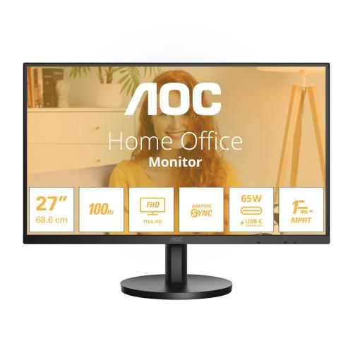 AOC 27B3CA2 27" LED FULL HD IPS 16:9 250 CD/mw 100Hz 4ms 1 x HDMI 1 x DISPLAYPORT NERO