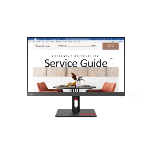 LENOVO THINKVISION S24i-30 23.8" LED FULL HD IPS 16:9 250 CD/mq CONTRASTO 1300:1 100Hz 6ms LOW BLUE LIGHT 1 x VGA 1 x HDMI ROSSO/NERO